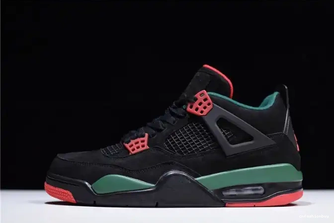 Gorge Black GUCC AQ3816-063 NRG Air 4 Red Green-Varsity Jordan 0619